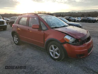 2008 Suzuki SX4 with VIN JS2YB413285100666, listed as a Copart auction lot 85694654 with 99,270 mi miles and Salvage Title. Bid and sale history available at carsss.com. Image 4.