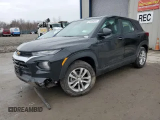 2022 Chevrolet TrailBlazer LS with VIN KL79MMS22NB101261, listed as a Copart auction lot 74227554 with 3,398 mi miles and Salvage Title. Bid and sale history available at carsss.com. Image 1.