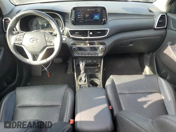 2020 Hyundai Tucson SEL with VIN KM8J3CAL9LU092403, listed as a Copart auction lot 55854525 with 39,320 mi miles and Salvage title. Bid and sale history available at DreamBid. Image 8.