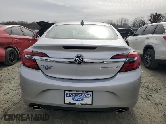 2015 Buick Regal with VIN 2G4GK5EX3F9296427, listed as a Copart auction lot 48288665 with 69,544 mi miles and Salvage Title. Bid and sale history available at carsss.com. Image 6.