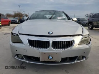 2005 BMW 6 Series 645Ci with VIN WBAEK73475B324417, listed as a Copart auction lot 41783975 with 127,495 mi miles and Clean Title. Bid and sale history available at carsss.com. Image 5.