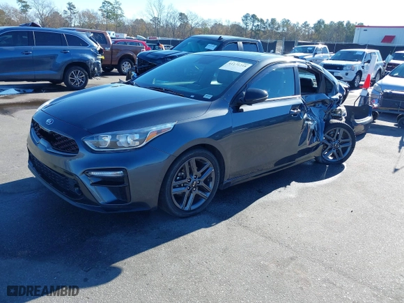 2021 Kia Forte GT-Line with VIN 3KPF34AD9ME311630, listed as a IAAI auction lot 41171218 with 104,344 mi miles. Bid and sale history available at carsss.com. Image 19.