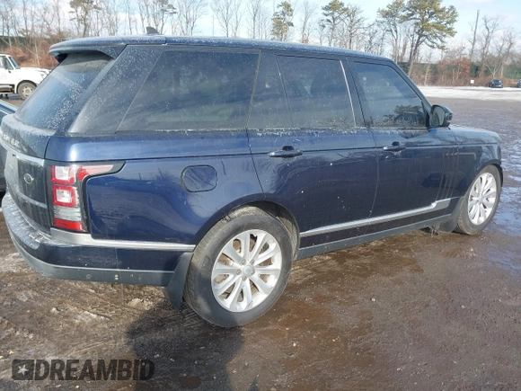 2016 Land Rover Range Rover HSE with VIN SALGS2PF6GA319978, listed as a IAAI auction lot 41327332 with 132,311 mi miles and . Bid and sale history available at DreamBid. Image 4.
