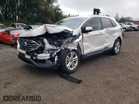 2019 Ford Edge SEL with VIN 2FMPK3J99KBC01674, listed as a Copart auction lot 49749485 with Not provided miles and Salvage title. Bid and sale history available at DreamBid. Image 1.