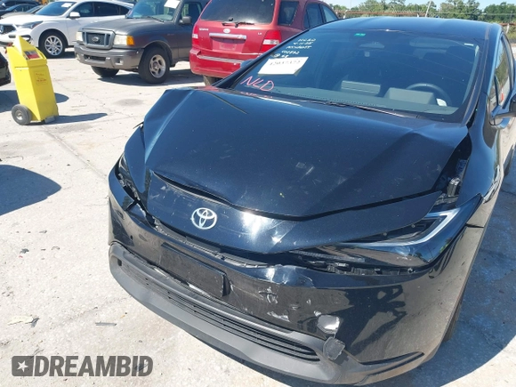 2023 Toyota Prius LE with VIN JTDACAAU9P3007704, listed as a IAAI auction lot 42037372 with 36,276 mi miles. Bid and sale history available at carsss.com. Image 18.
