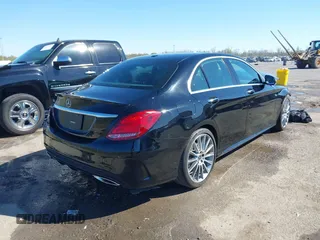2018 Mercedes-Benz C with VIN 55SWF4JB1JU273692, listed as a IAAI auction lot 41827588 with 23,325 mi miles. Bid and sale history available at carsss.com. Image 4.