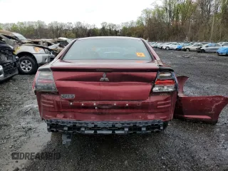 2006 Mitsubishi Galant ES with VIN 4A3AB36F66E064595, listed as a Copart auction lot 51747045 with 177,944 mi miles and Salvage Title. Bid and sale history available at carsss.com. Image 6.