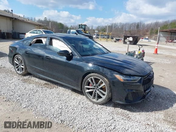 2020 Audi A7 Prestige with VIN WAUV2AF27LN002346, listed as a IAAI auction lot 41669705 with 59,156 mi miles. Bid and sale history available at carsss.com. Image 1.