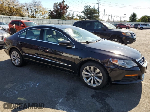2012 Volkswagen CC Sport with VIN WVWMN7AN5CE502905, listed as a Copart auction lot 74659494 with 95,945 mi miles and Salvage Title. Bid and sale history available at carsss.com. Image 4.