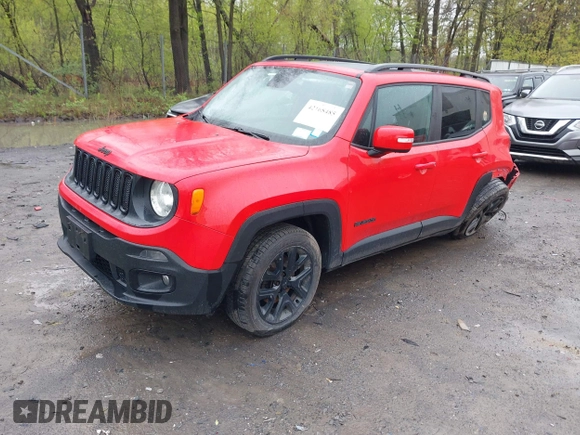2017 Jeep Renegade Latitude z VIN ZACCJBBB9HPF61937, wystawiony jako IAAI lot #42168485 z przebiegiem 103 459 mil mil oraz . Historia ofert i sprzedaży dostępna na DreamBid. Obrazek 17.