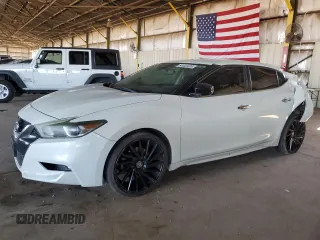 2017 Nissan Maxima SV with VIN 1N4AA6AP3HC374988, listed as a Copart auction lot 54440405 with 127,752 mi miles and Salvage Title. Bid and sale history available at carsss.com. Image 1.