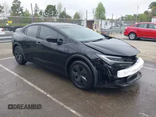 2023 Toyota Prius LE with VIN JTDACAAU9P3002051, listed as a IAAI auction lot 41920447 with 12,694 mi miles. Bid and sale history available at carsss.com. Image 1.
