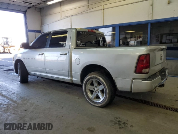 2012 Ram 1500 Sport with VIN 1C6RD7MT2CS287592, listed as a Copart auction lot 47139545 with 130,333 mi miles and Salvage Title. Bid and sale history available at carsss.com. Image 2.
