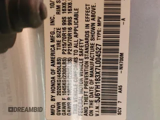 2007 Honda Element LX with VIN 5J6YH183X7L004527, listed as a Copart auction lot 84836204 with Not Provided miles and Salvage Title. Bid and sale history available at DreamBid. Image 15.