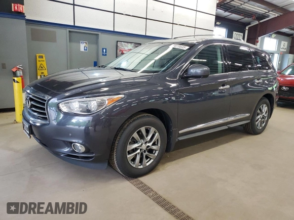 2014 Infiniti QX60 with VIN 5N1AL0MM1EC536756, listed as a Copart auction lot 58070835 with 202,567 mi miles and Clean title. Bid and sale history available at DreamBid. Image 1.