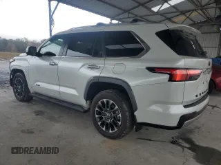 2024 Toyota Sequoia SR5 with VIN 7SVAAABA2RX044136, listed as a Copart auction lot 82336314 with 1,966 mi miles and Salvage Title. Bid and sale history available at carsss.com. Image 2.