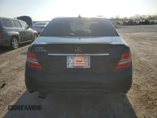 2014 Mercedes-Benz C 250 Sport with VIN WDDGF4HB5ER311927, listed as a Copart auction lot 52055205 with 89,952 mi miles and Salvage title. Bid and sale history available at DreamBid. Image 6.