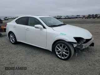 2012 Lexus IS 250 with VIN JTHBF5C20C5160046, listed as a Copart auction lot 59805455 with 90,274 mi miles and Salvage title. Bid and sale history available at DreamBid. Image 4.