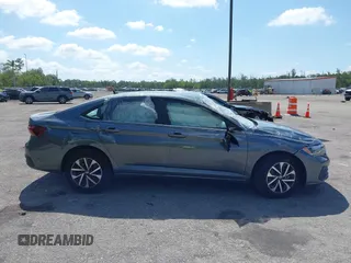 2024 Volkswagen Jetta S with VIN 3VW5M7BU2RM074403, listed as a IAAI auction lot 42215635 with 2,483 mi miles and . Bid and sale history available at DreamBid. Image 13.