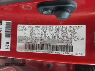 2014 Toyota Tacoma with VIN 3TMMU4FN8EM068048, listed as a IAAI auction lot 42633506 with 126,339 mi miles and . Bid and sale history available at DreamBid. Image 9.