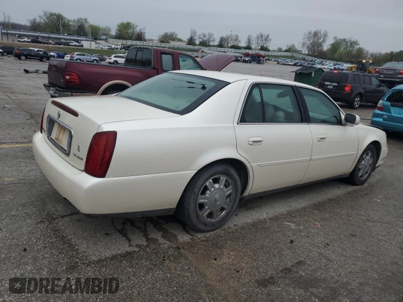 2003 Cadillac DeVille with VIN 1G6KD54Y23U291126, listed as a Copart auction lot 51825245 with 0 mi miles and Salvage Title. Bid and sale history available at carsss.com. Image 3.