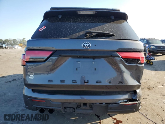 2023 Toyota Sequoia SR5 with VIN 7SVAAABA8PX010375, listed as a Copart auction lot 68346364 with 15,326 mi miles and Salvage Title. Bid and sale history available at carsss.com. Image 6.