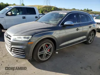 2018 Audi SQ5 Premium Plus with VIN WA1A4AFY6J2103497, listed as a Copart auction lot 62149614 with 136,301 mi miles and Clean Title. Bid and sale history available at DreamBid. Image 1.