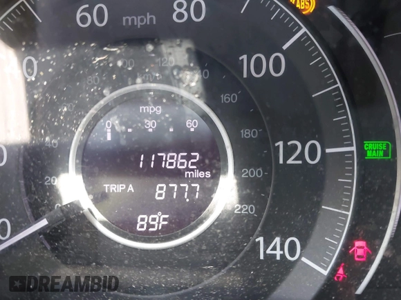 2012 Honda CR-V EX-L with VIN 5J6RM4H75CL000352, listed as a IAAI auction lot 42650032 with 117,862 mi miles and . Bid and sale history available at DreamBid. Image 15.