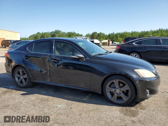 2012 Lexus IS 250 with VIN JTHBF5C2XC5180644, listed as a Copart auction lot 61143305 with 144,848 mi miles and Salvage title. Bid and sale history available at DreamBid. Image 4.