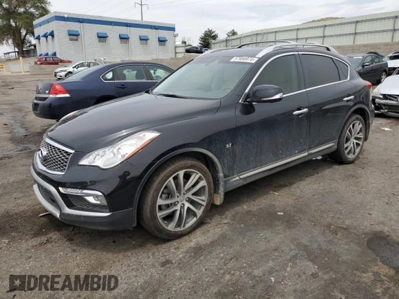 2016 Infiniti QX50 with VIN JN1BJ0RR5GM270631, listed as a Copart auction lot 57956974 with 0 mi miles and Salvage Title. Bid and sale history available at carsss.com. Image 1.