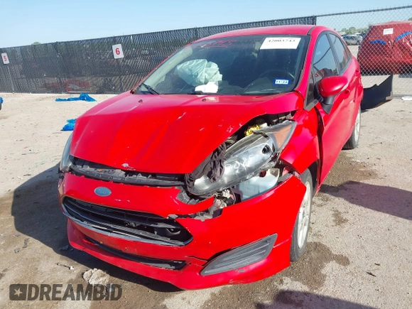 2014 Ford Fiesta SE with VIN 3FADP4BJ9EM174329, listed as a IAAI auction lot 42003743 with 86,744 mi miles. Bid and sale history available at carsss.com. Image 17.