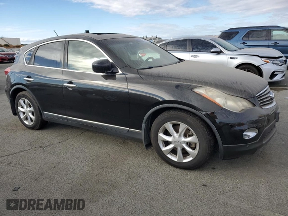 2010 Infiniti EX Journey with VIN JN1AJ0HR5AM751421, listed as a Copart auction lot 78507394 with 201,656 mi miles and Salvage Title. Bid and sale history available at DreamBid. Image 4.