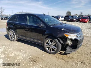 2013 Ford Edge Limited with VIN 2FMDK3K95DBA51566, listed as a Copart auction lot 46527175 with 191,093 mi miles and Salvage Title. Bid and sale history available at carsss.com. Image 4.