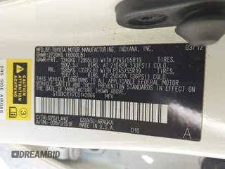2012 Toyota Highlander Limited with VIN 5TDDK3EH7CS142066, listed as a IAAI auction lot 42573030 with 169,372 mi miles and . Bid and sale history available at DreamBid. Image 9.