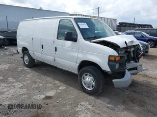 2012 Ford Econoline Cargo Super Duty Commercial with VIN 1FTSE3EL9CDA93550, listed as a IAAI auction lot 41888523 with 258,127 mi miles and . Bid and sale history available at DreamBid. Image 1.