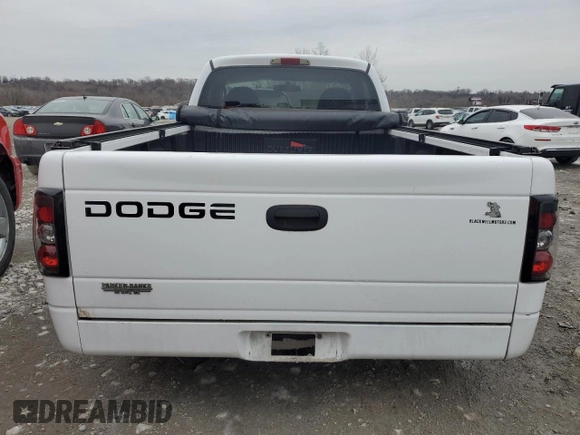2001 Dodge Dakota with VIN 1B7FL26X91S310784, listed as a Copart auction lot 45486455 with 300,303 mi miles and Salvage Title. Bid and sale history available at carsss.com. Image 6.