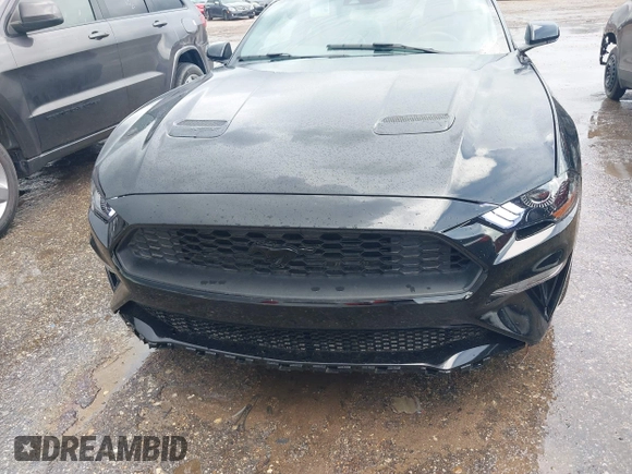 2022 Ford Mustang EcoBoost with VIN 1FA6P8TH8N5140335, listed as a IAAI auction lot 42507630 with 9,724 mi miles and . Bid and sale history available at DreamBid. Image 12.