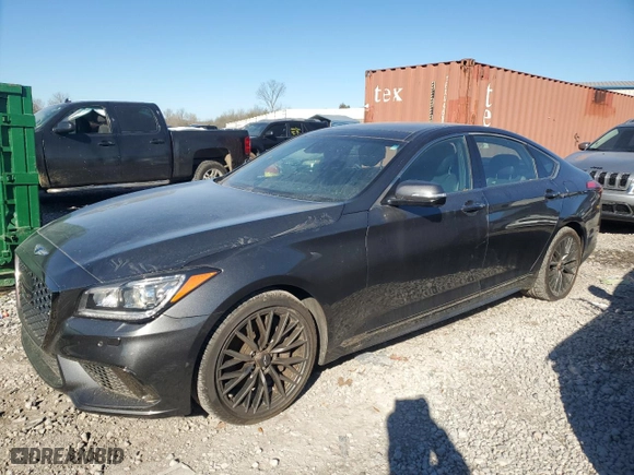 2020 Genesis G80 3.8L with VIN KMTFN4JE2LU329553, listed as a Copart auction lot 88912655 with 94,995 mi miles and Salvage Title. Bid and sale history available at carsss.com. Image 1.