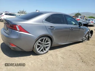 2014 Lexus IS 350 with VIN JTHBE1D23E5011935, listed as a Copart auction lot 56041275 with 54,897 mi miles and Salvage title. Bid and sale history available at DreamBid. Image 3.