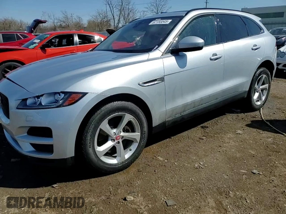 2017 Jaguar F-Pace 35t Premium with VIN SADCJ2BV4HA094263, listed as a Copart auction lot 52155545 with 64,357 mi miles and Salvage title. Bid and sale history available at DreamBid. Image 14.
