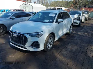 2023 Audi Q3 S line Premium with VIN WA1DECF30P1111460, listed as a IAAI auction lot 41676015 with 45,609 mi miles and . Bid and sale history available at DreamBid. Image 17.
