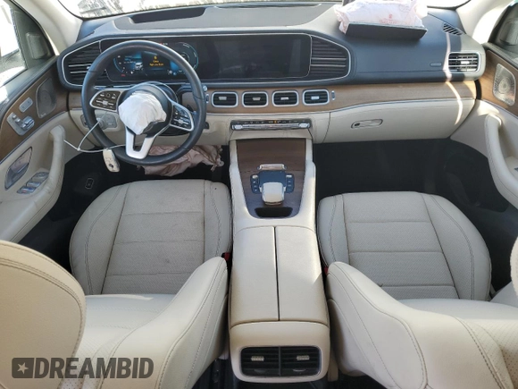 2022 Mercedes-Benz GLE 450 with VIN 4JGFB5KB1NA602144, listed as a Copart auction lot 51381415 with 41,957 mi miles and Salvage title. Bid and sale history available at DreamBid. Image 8.