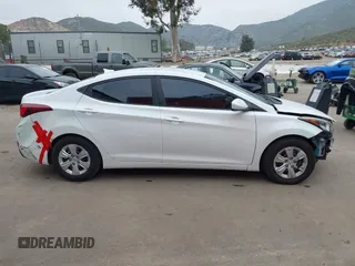 2016 Hyundai Elantra SE with VIN 5NPDH4AE6GH775864, listed as a IAAI auction lot 41870980 with 110,886 mi miles. Bid and sale history available at carsss.com. Image 13.