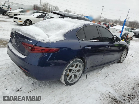 2018 Alfa Romeo Giulia Ti Sport with VIN ZARFAEEN7J7576353, listed as a Copart auction lot 88133195 with 61,204 mi miles and Clean Title. Bid and sale history available at carsss.com. Image 3.