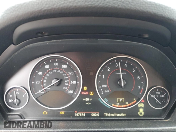 2014 BMW 3 Series 328i with VIN WBA3C1C58EK111681, listed as a Copart auction lot 55114435 with 167,874 mi miles and Clean Title. Bid and sale history available at carsss.com. Image 9.