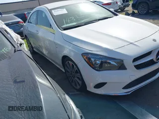 2018 Mercedes-Benz CLA with VIN WDDSJ4EB7JN657086, listed as a IAAI auction lot 41865665 with 36,178 mi miles. Bid and sale history available at carsss.com. Image 1.