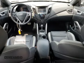 2016 Hyundai Veloster Turbo with VIN KMHTC6AE2GU263929, listed as a Copart auction lot 61876963 with 55,108 mi miles. Bid and sale history available at carsss.com. Image 8.
