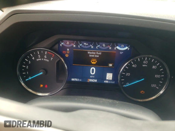 2022 Ford Expedition Max XLT with VIN 1FMJK1HT3NEA48763, listed as a Copart auction lot 45296145 with 66,751 mi miles and Salvage title. Bid and sale history available at DreamBid. Image 9.