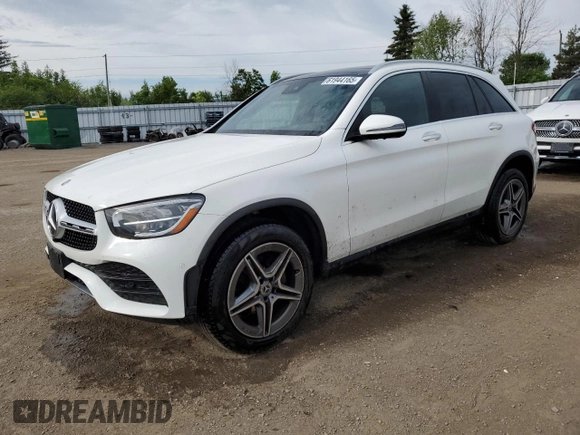 2021 Mercedes-Benz GLC 300 with VIN W1N0G8EB3MV322072, listed as a Copart auction lot 61944165 with 65,974 mi miles and Clean title. Bid and sale history available at DreamBid. Image 1.