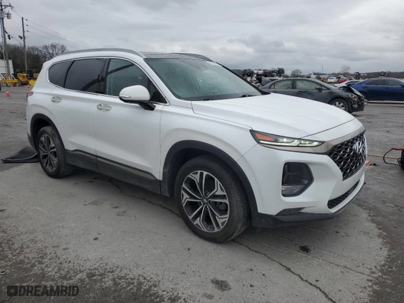 2020 Hyundai Santa Fe Limited with VIN 5NMS53AA7LH273010, listed as a Copart auction lot 49320265 with 42,333 mi miles and Non Repairable. Bid and sale history available at carsss.com. Image 4.